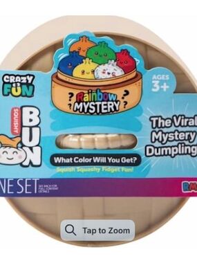 1 Rainbow Mystery Dumpling Squish Toy - Viral Trending Squish